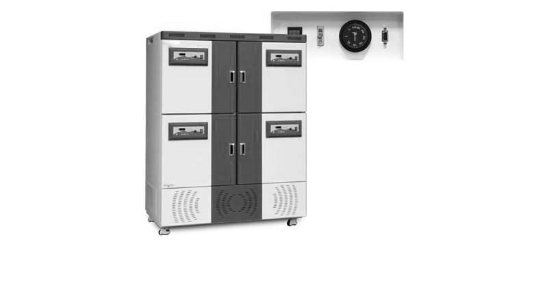 Four x 125L Multi-Room Incubator